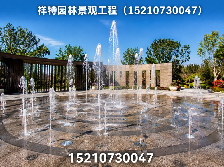 阜平县音乐喷泉展示图